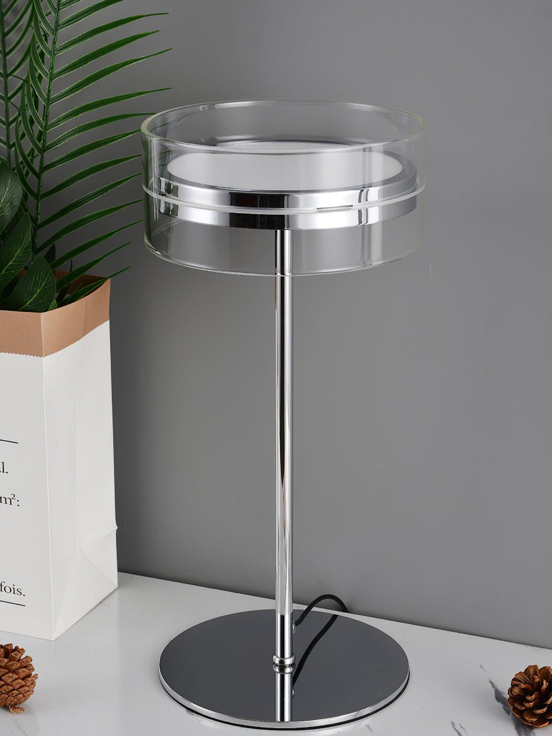 Impex Florina Chrome Table Lamp - Vakkerlight