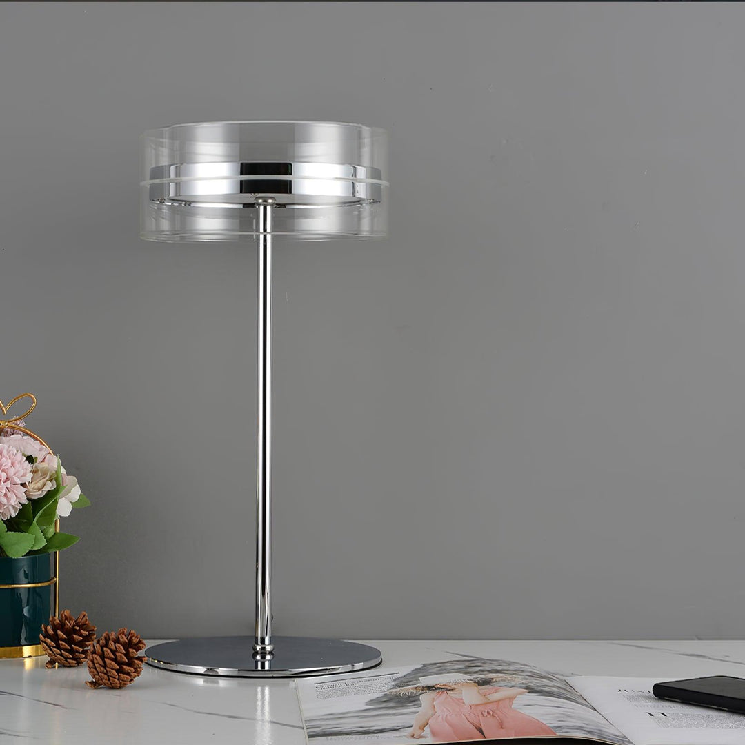 Impex Florina Chrome Table Lamp - Vakkerlight