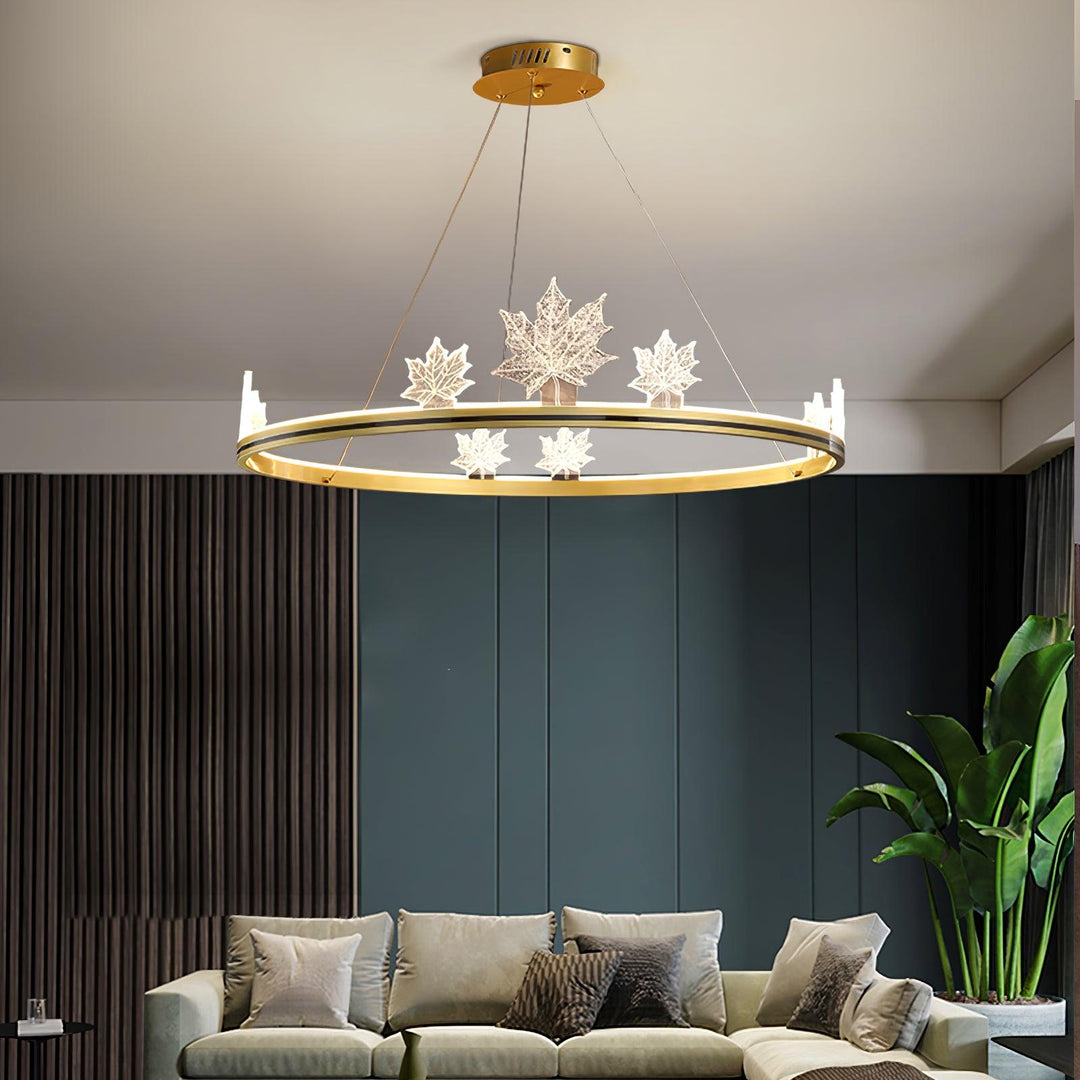 Ion Leaf Chandelier - Vakkerlight