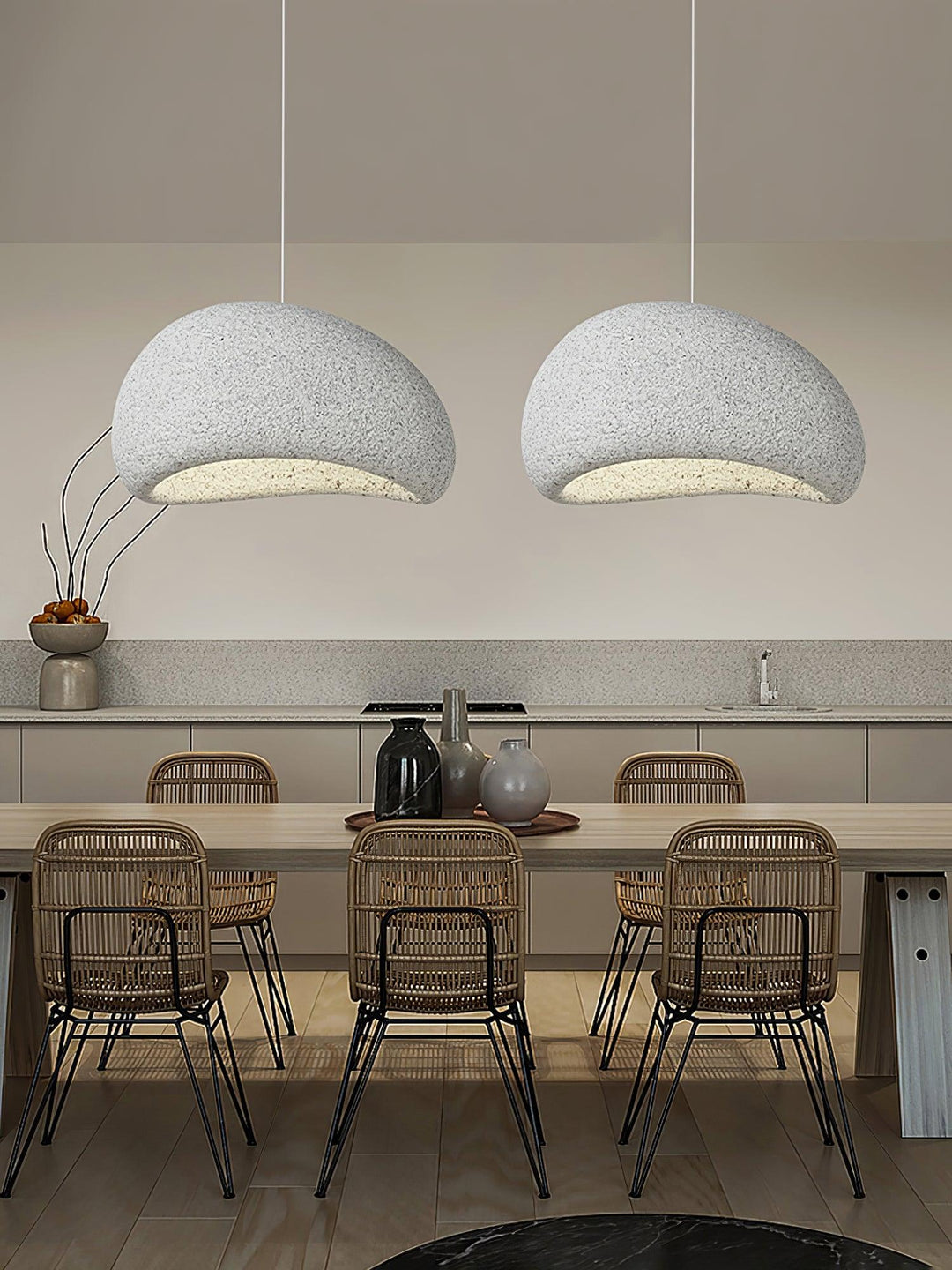 Khmara Halia Speckled Pendant Lamp - Vakkerlight