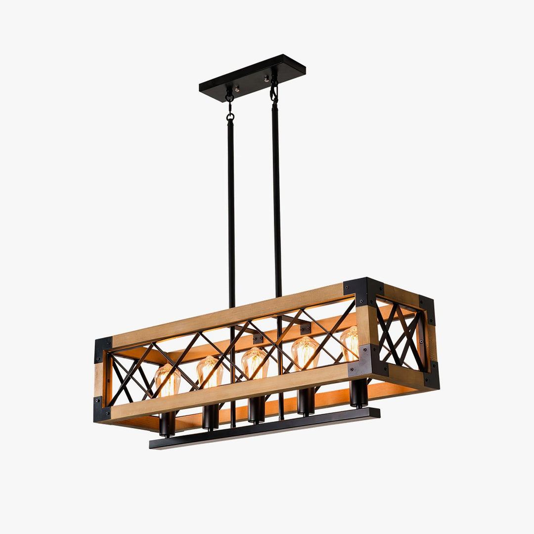 Kitchen Island Rectangle Chandelier - Vakkerlight