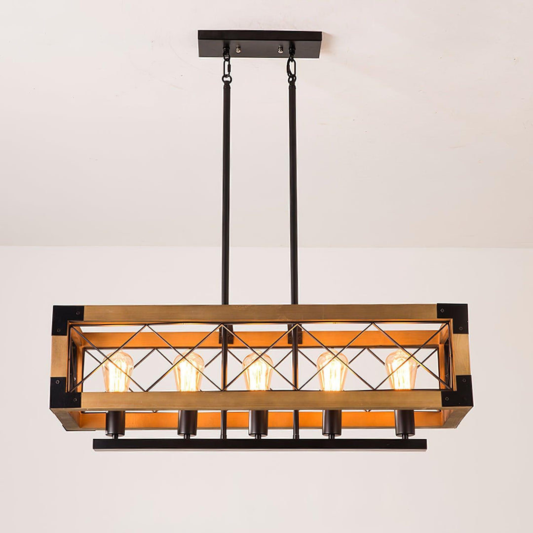 Kitchen Island Rectangle Chandelier - Vakkerlight