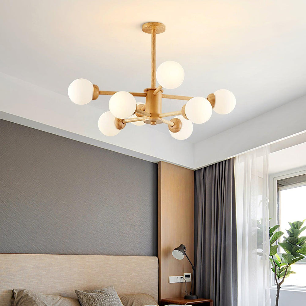 Kozan Wooden Chandelier - Vakkerlight