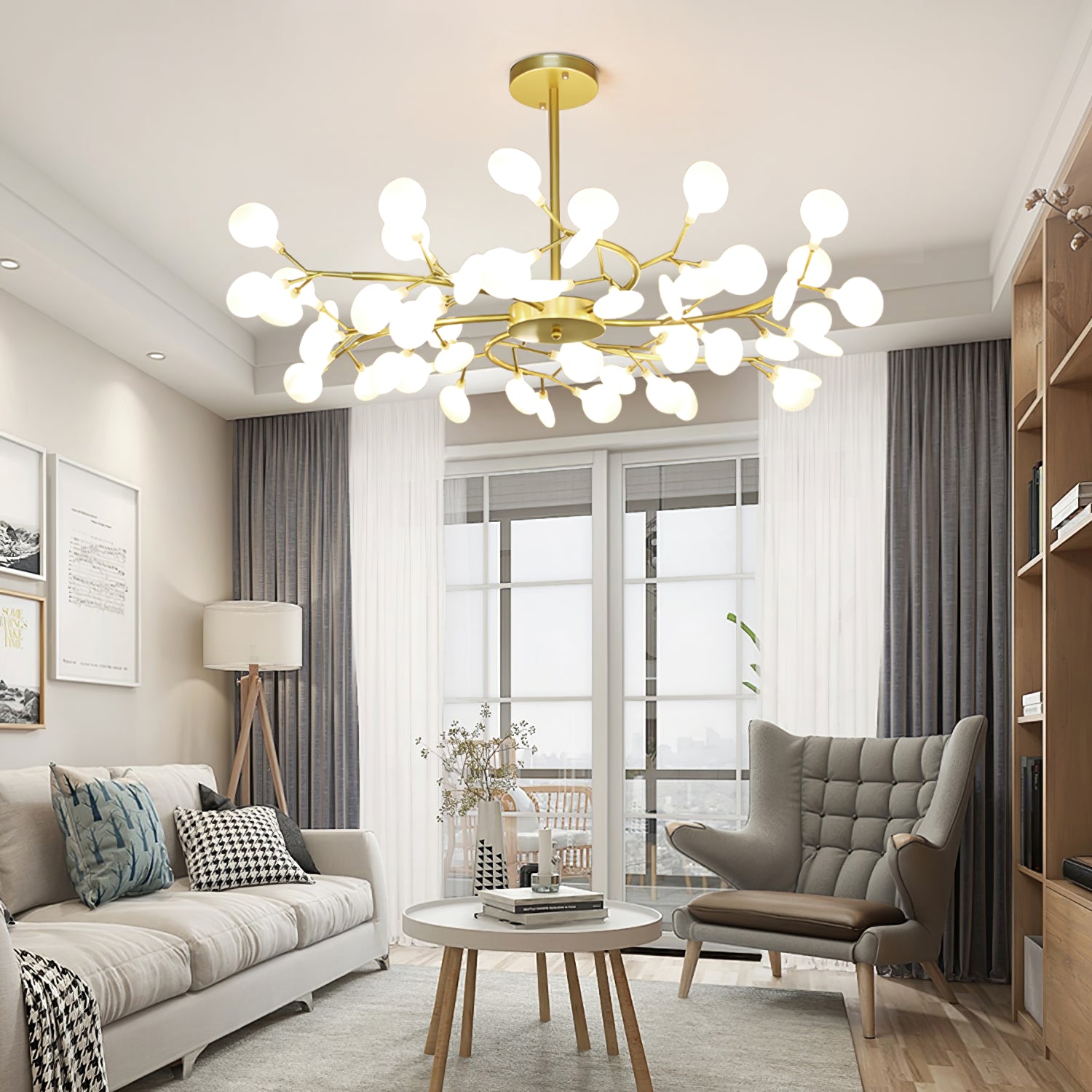 LED Firefly Sputnik Chandelier – Vakkerlight