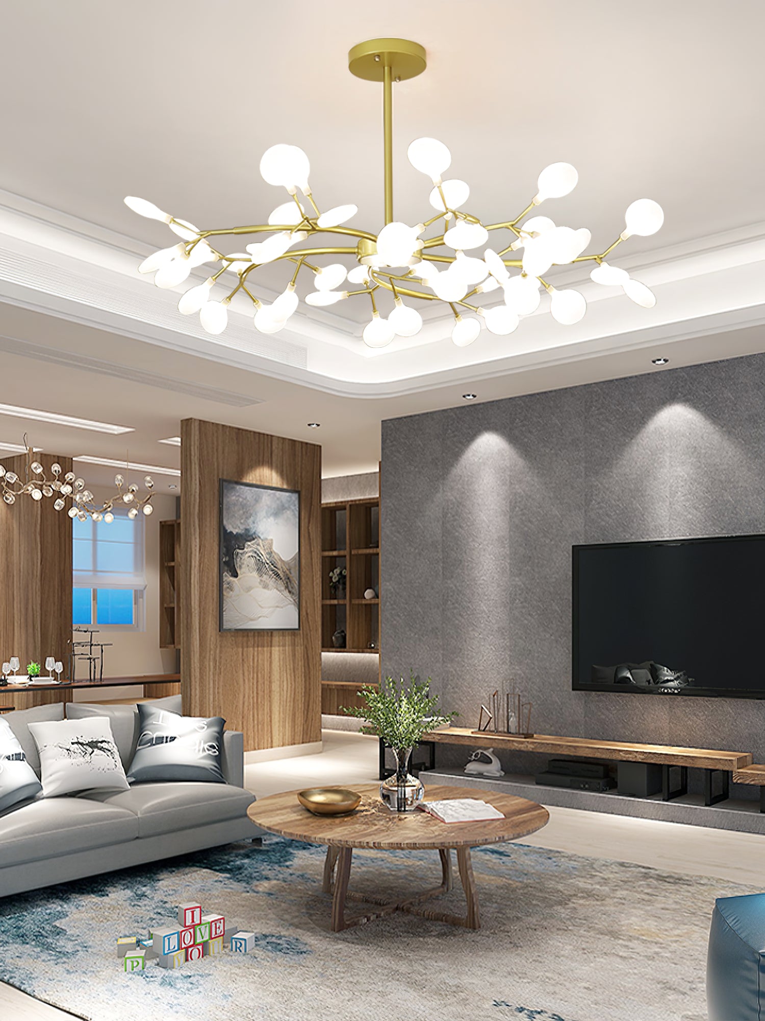 LED Firefly Sputnik Chandelier – Vakkerlight