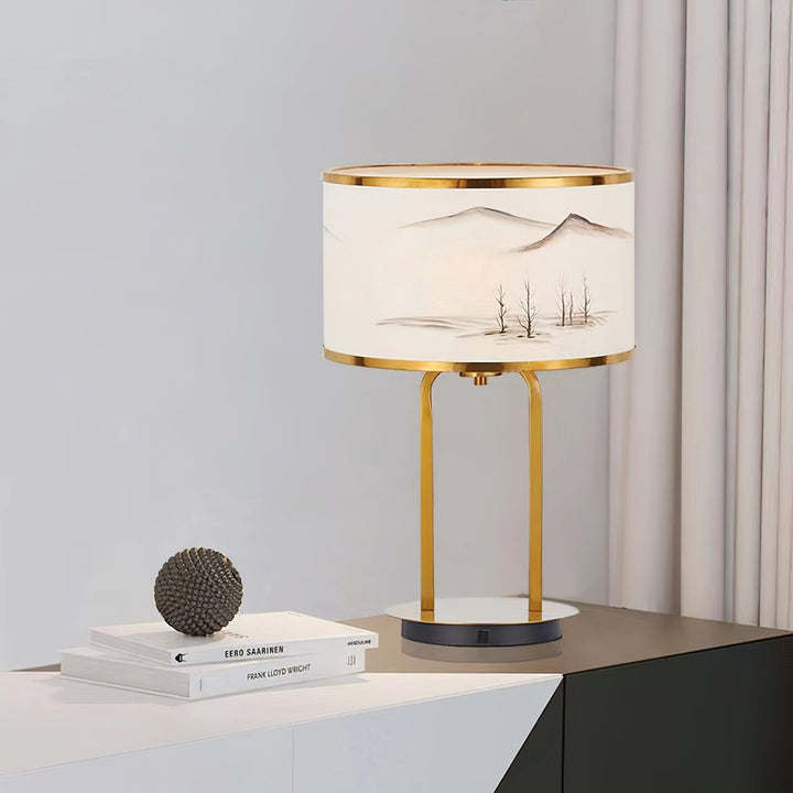 Landscape Painting Table Lamp - Vakkerlight