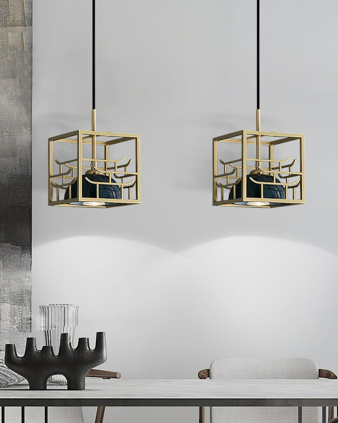 Lantern Square Pendant Lamp - Vakkerlight