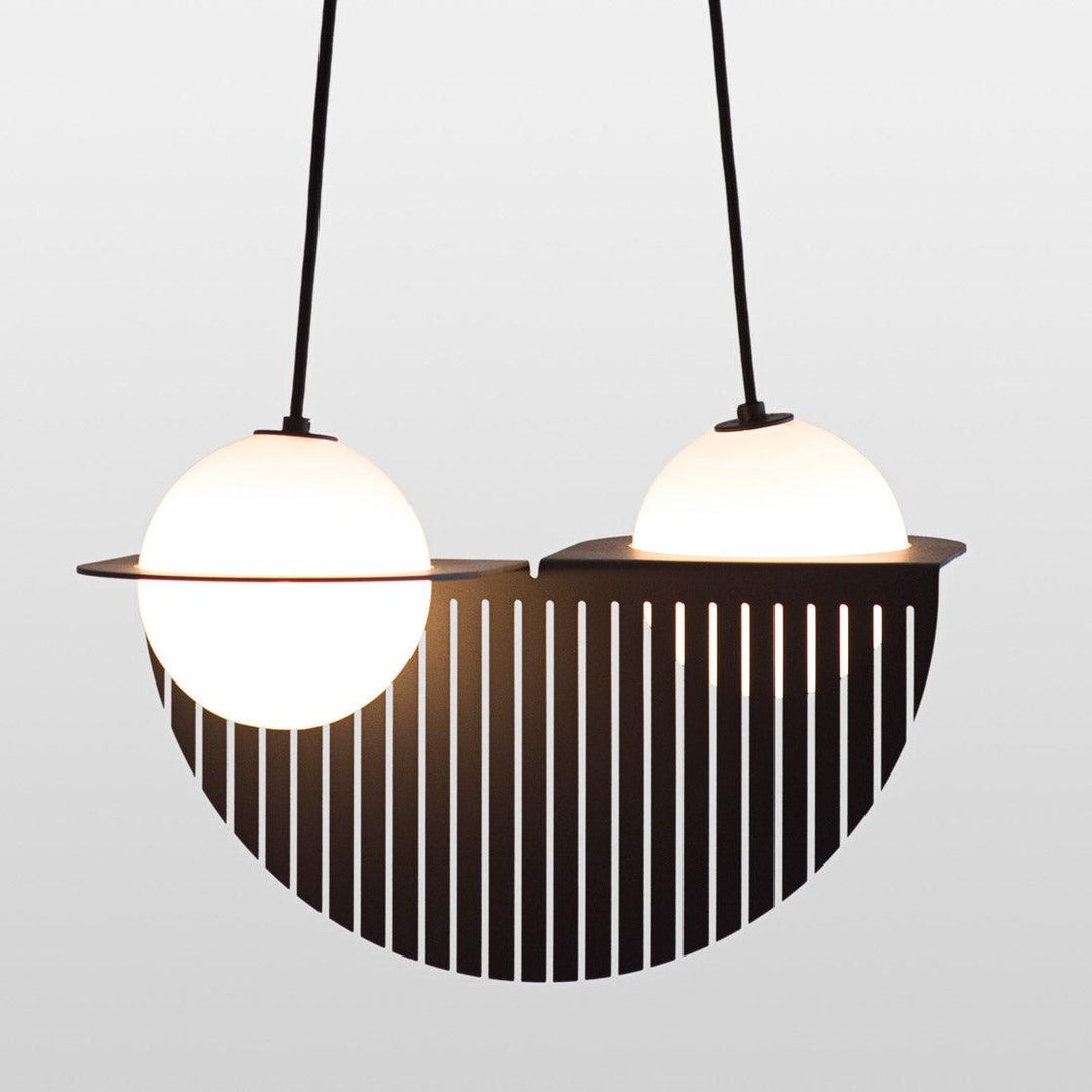 Black Glass Pendant Lamp - Vakkerlight