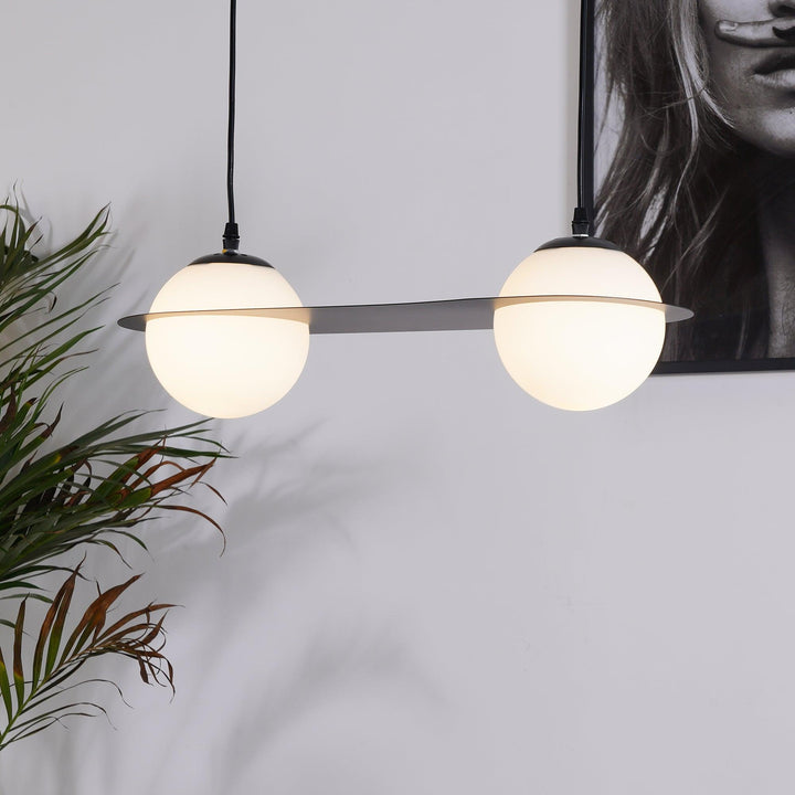 Black Glass Pendant Lamp - Vakkerlight