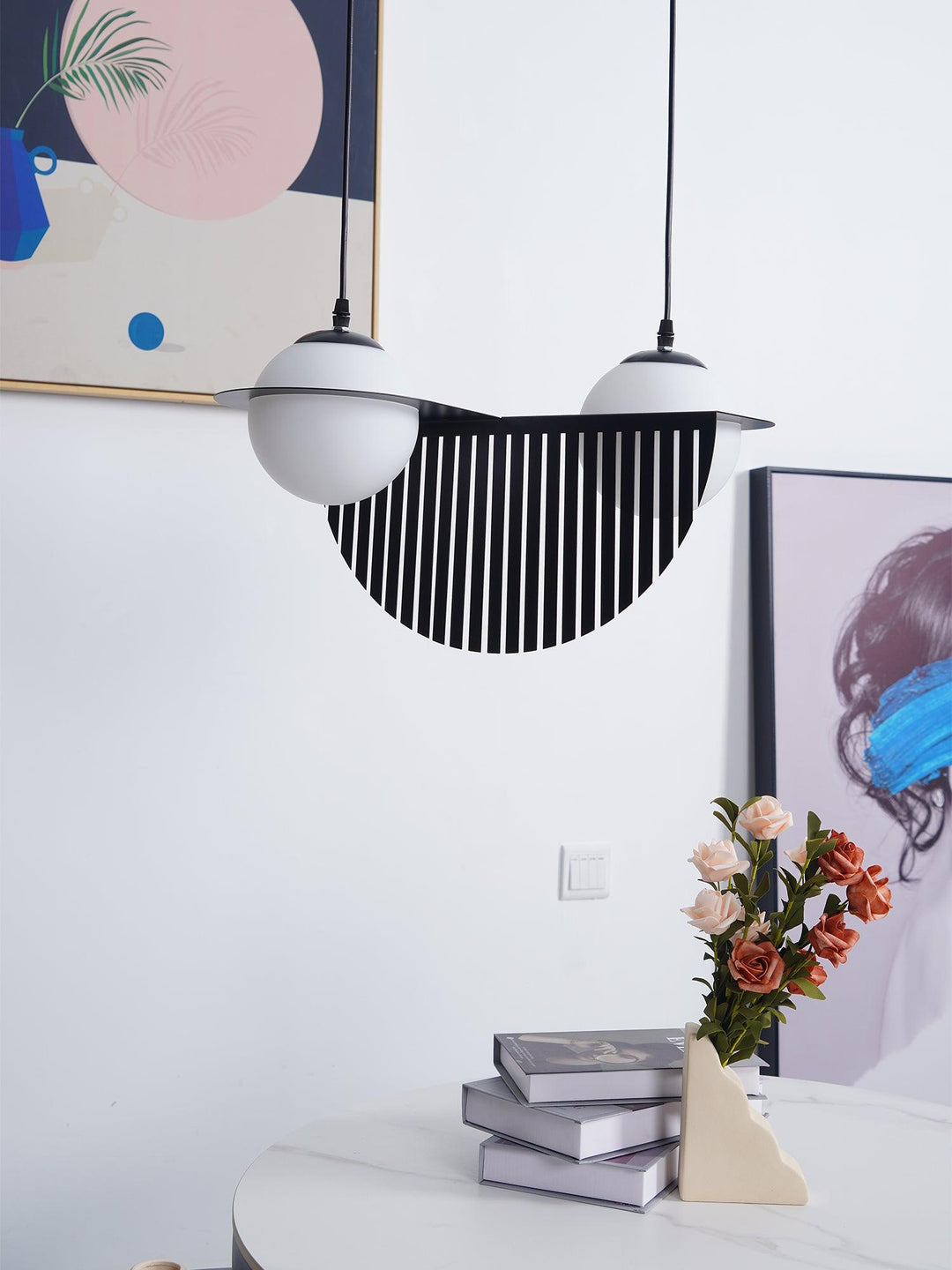 Black Glass Pendant Lamp - Vakkerlight