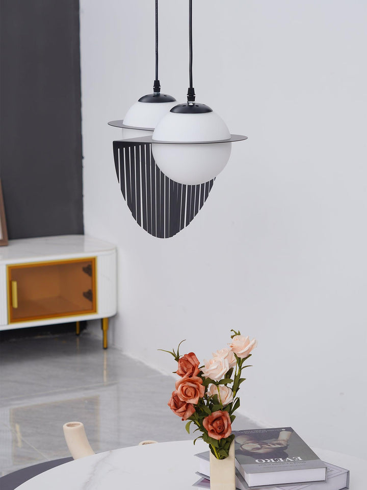 Black Glass Pendant Lamp - Vakkerlight