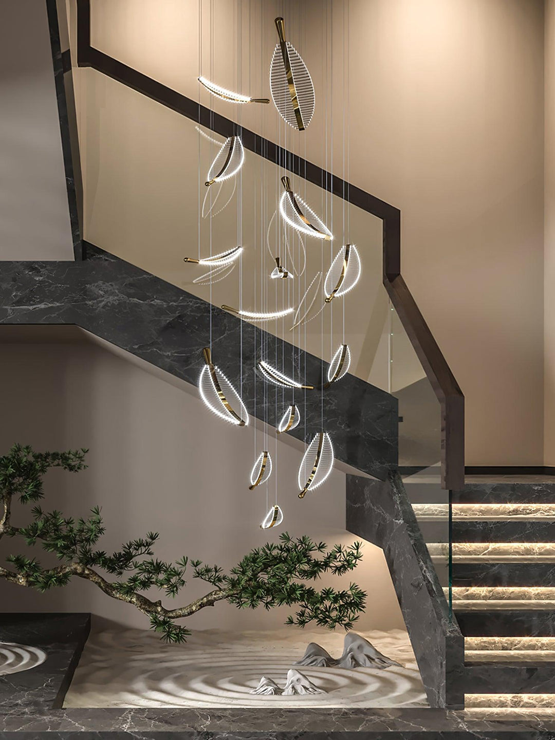 Leaf LED Chandelier - Vakkerlight