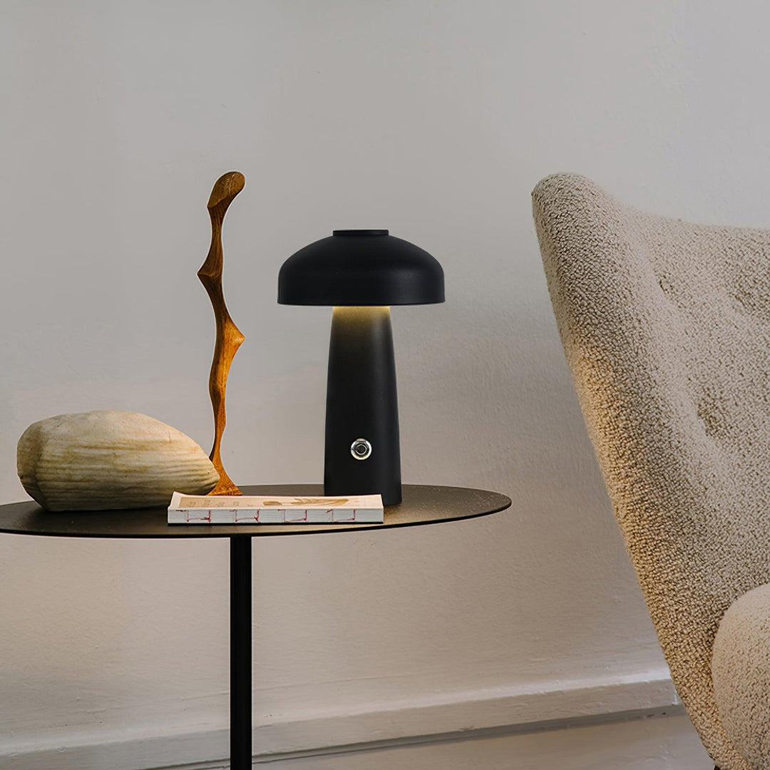 Leon Mushroom Built-in Battery Table Lamp - Vakkerlight