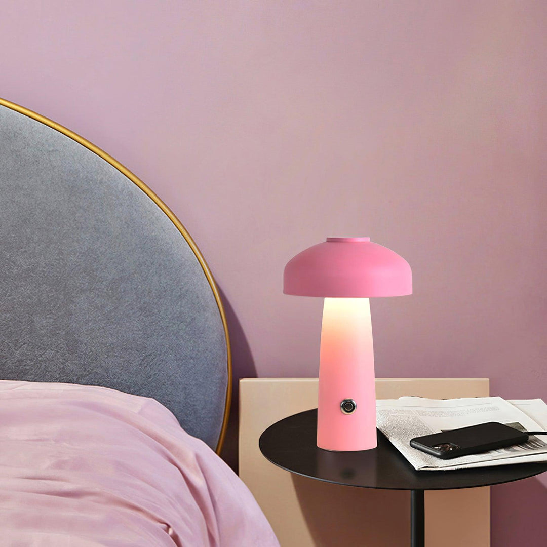 Leon Mushroom Built-in Battery Table Lamp - Vakkerlight