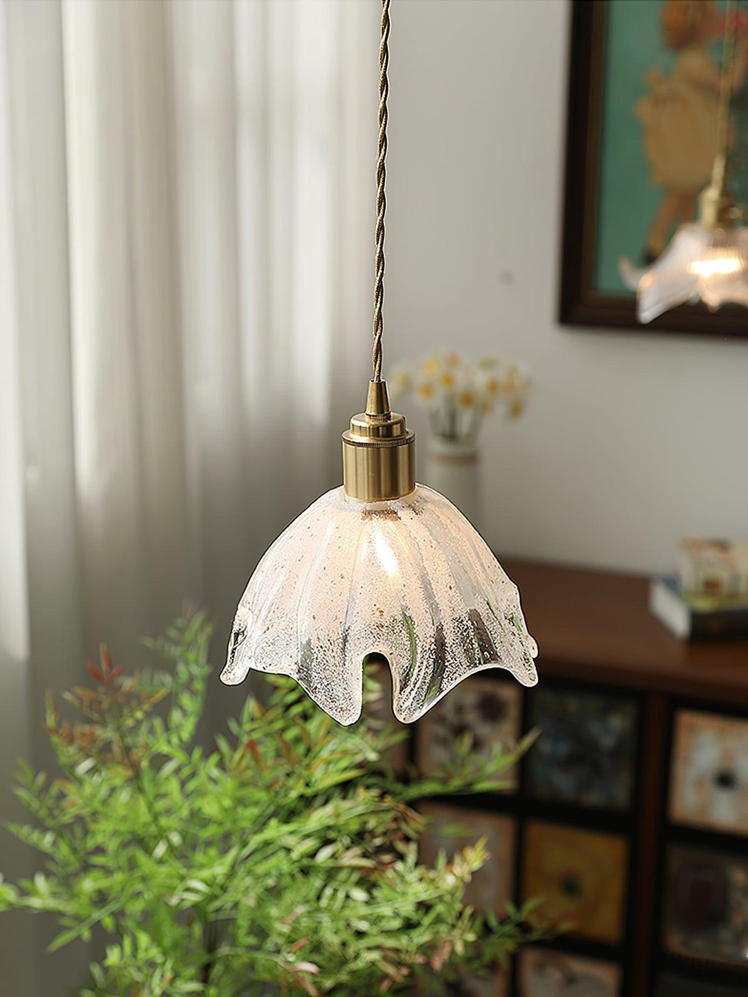 Lotus Crystal Small Pendant Light - Vakkerlight