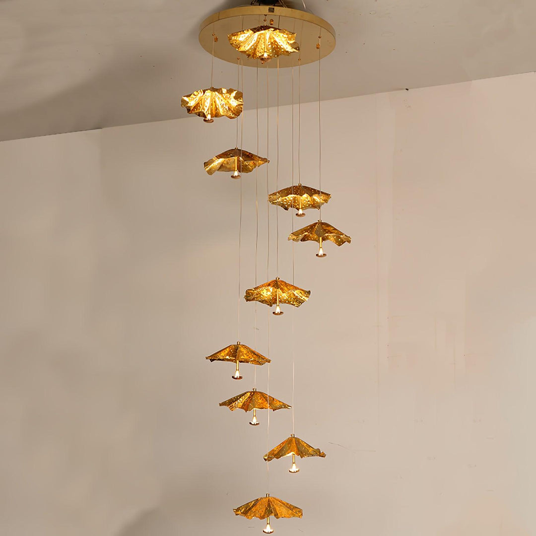 Livra Leaf Chandelier - Vakkerlight