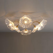 Lotus Leaf Glass Ceiling Lamp - Vakkerlight
