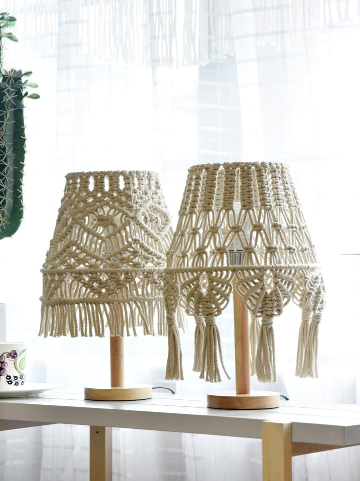 Macrame Table Lamp - Vakkerlight