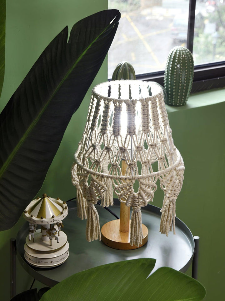 Macrame Table Lamp - Vakkerlight