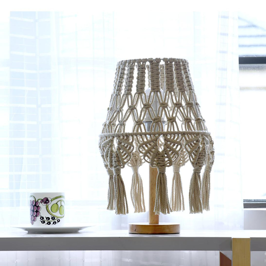 Macrame Table Lamp - Vakkerlight