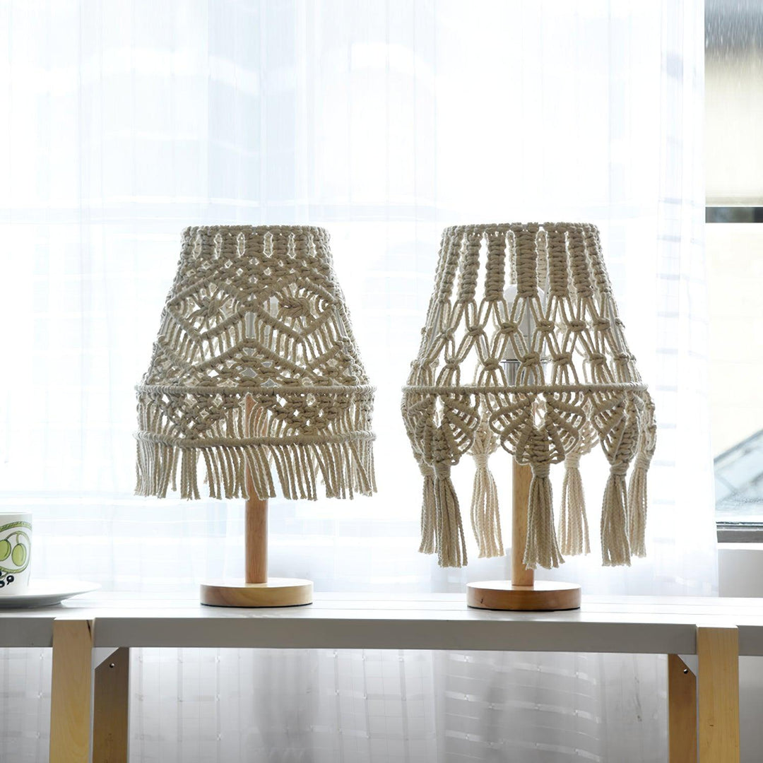 Macrame Table Lamp - Vakkerlight