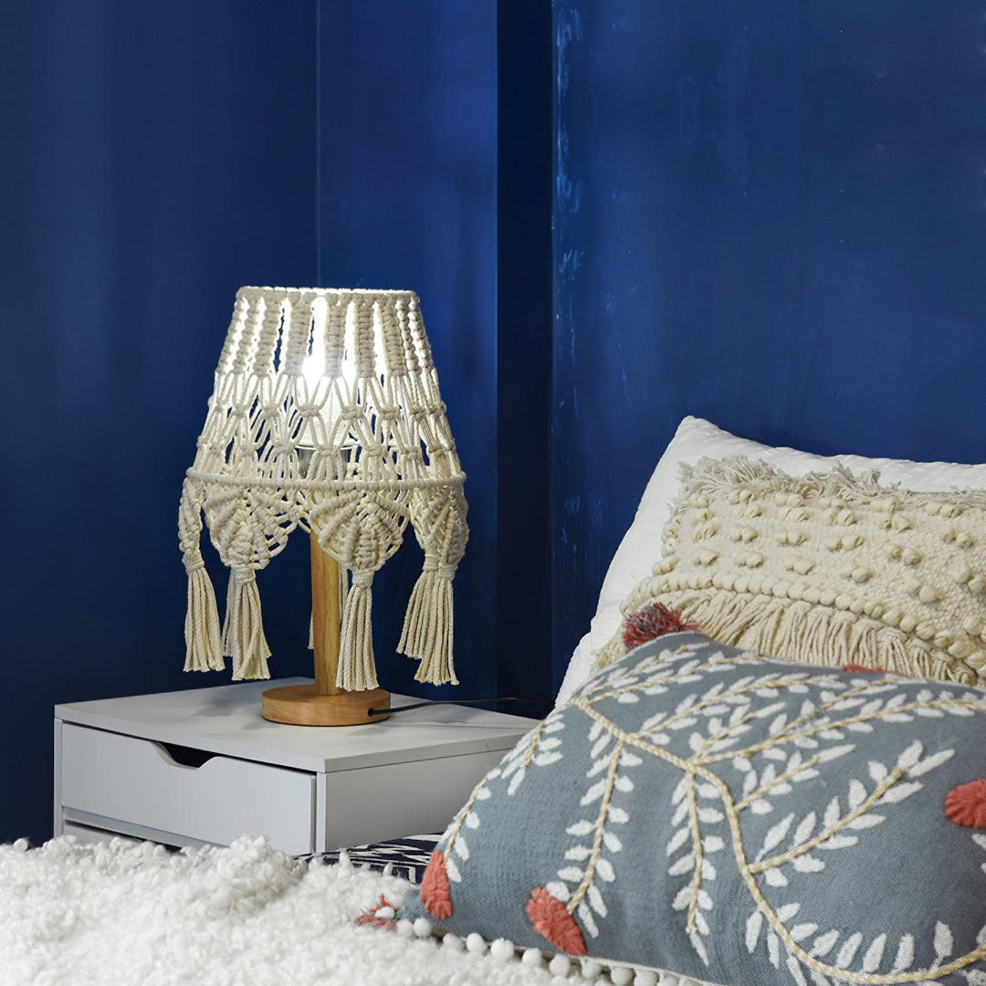 Macrame Table Lamp - Vakkerlight