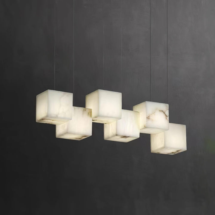 Alabaster Box Chandelier - Vakkerlight