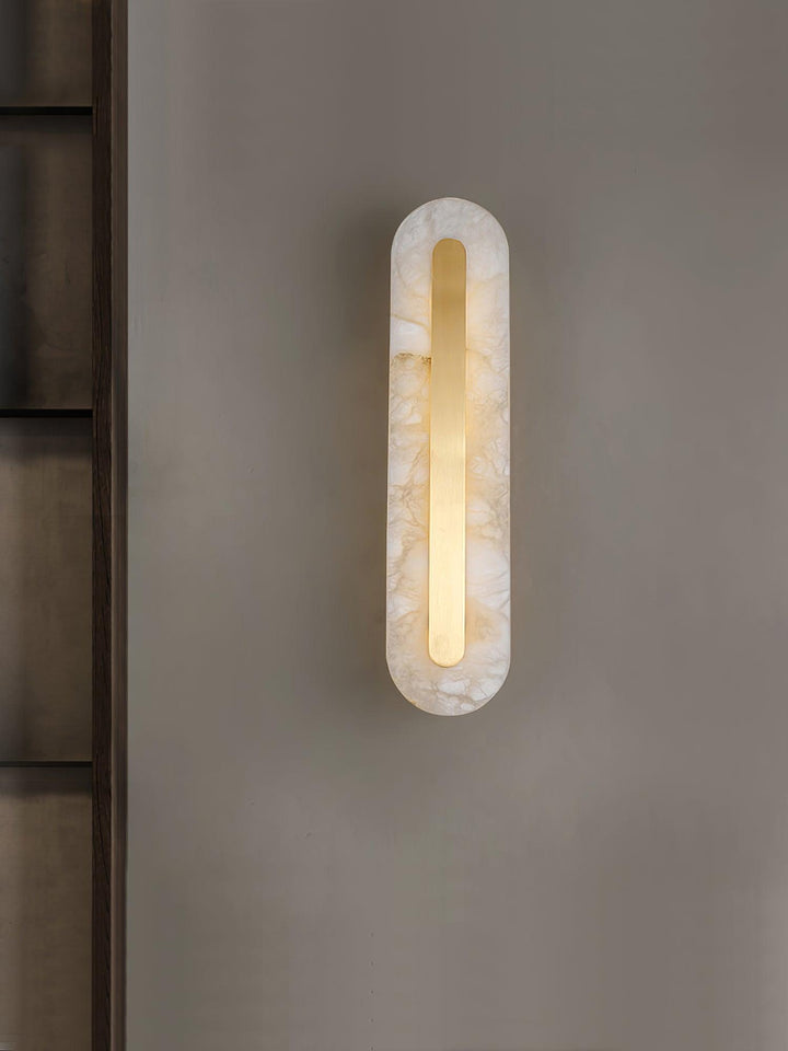 Alabaster Rounded Wall Light - Vakkerlight