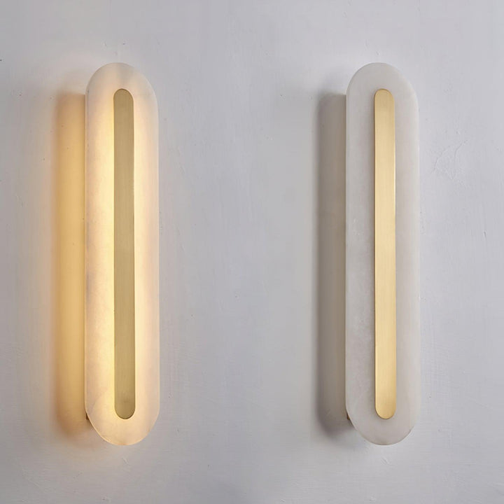 Alabaster Rounded Wall Light - Vakkerlight