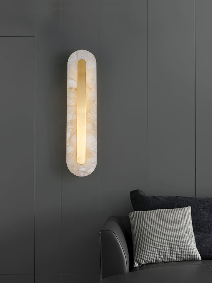 Alabaster Rounded Wall Light - Vakkerlight