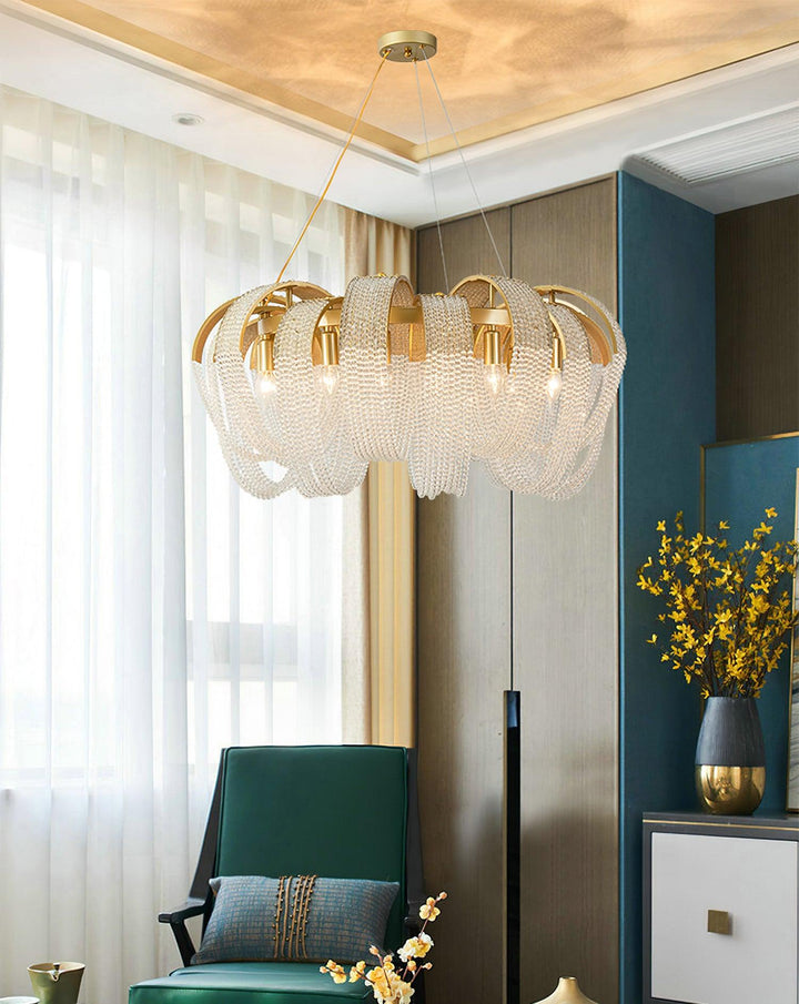 Mesh Crystal Chandelier - Vakkerlight