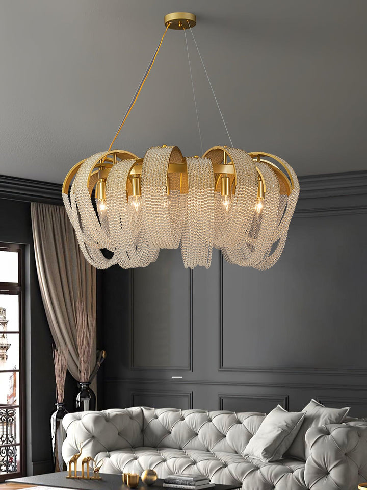 Mesh Crystal Chandelier - Vakkerlight