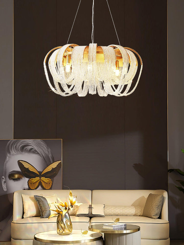 Mesh Crystal Chandelier - Vakkerlight