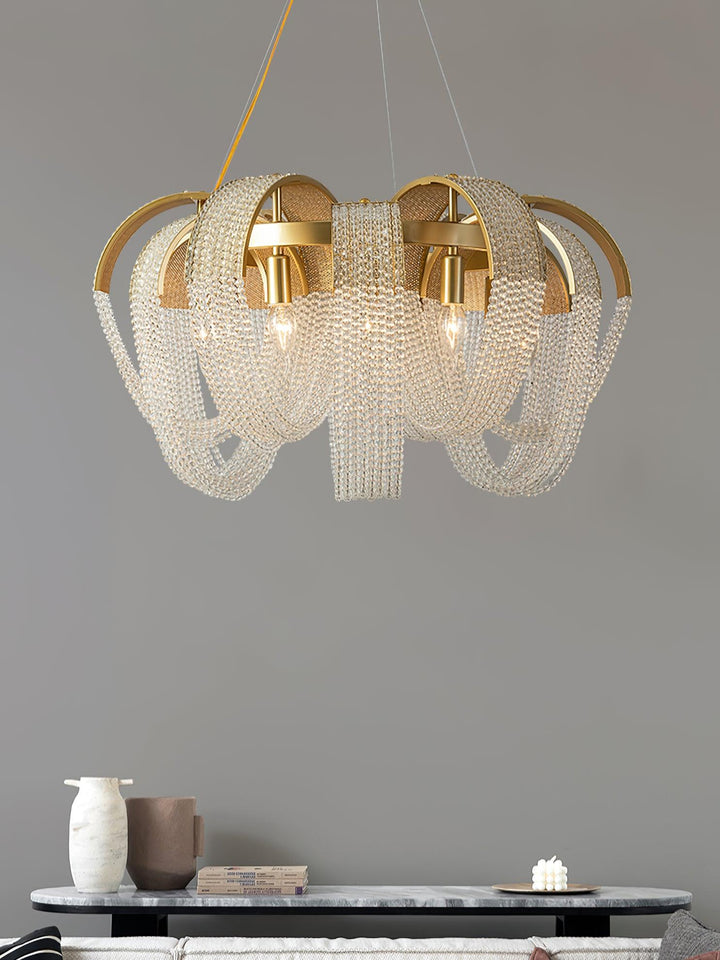 Mesh Crystal Chandelier - Vakkerlight