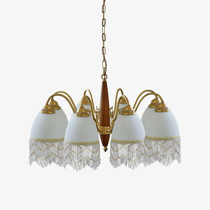 Mesh Tassel Glass Chandelier - Vakkerlight