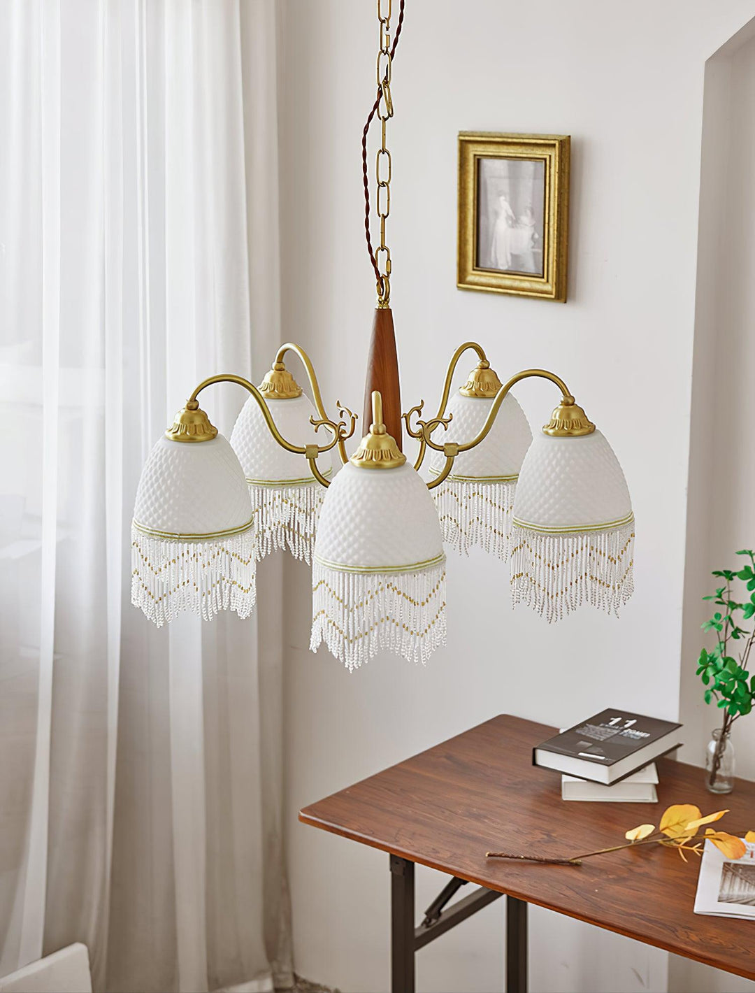 Mesh Tassel Glass Chandelier - Vakkerlight
