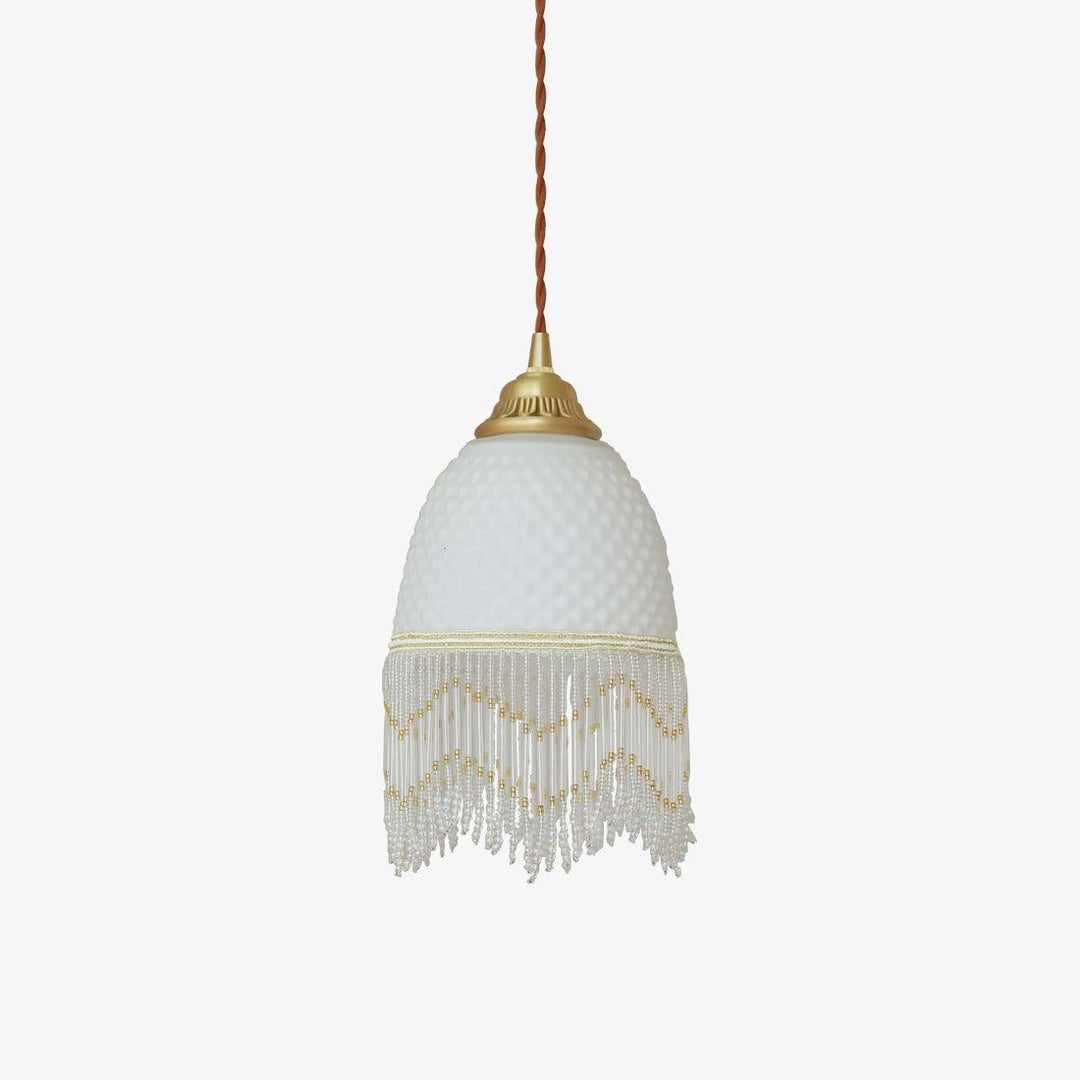 Mesh Tassel Glass Pendant Light - Vakkerlight