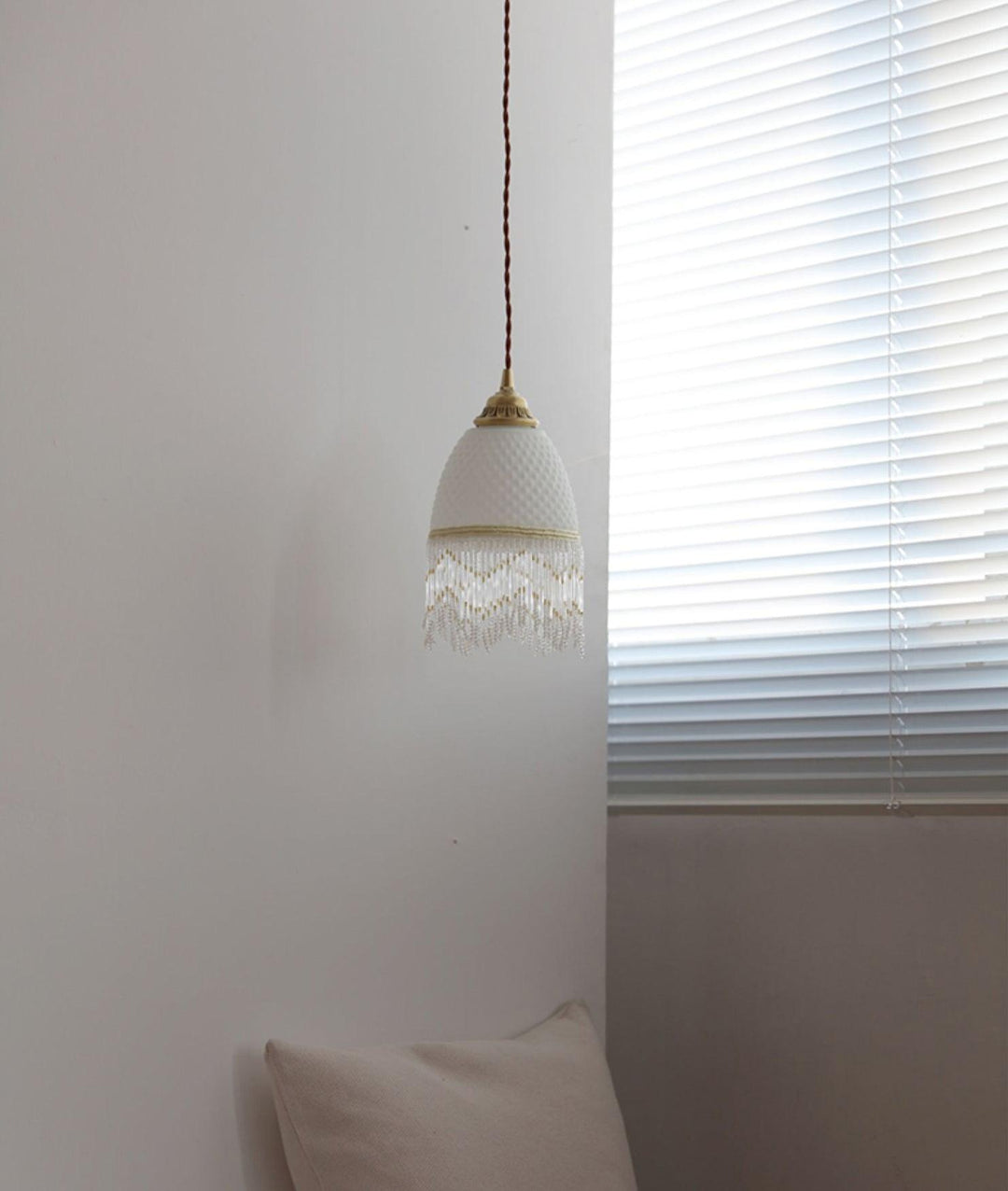 Mesh Tassel Glass Pendant Light - Vakkerlight