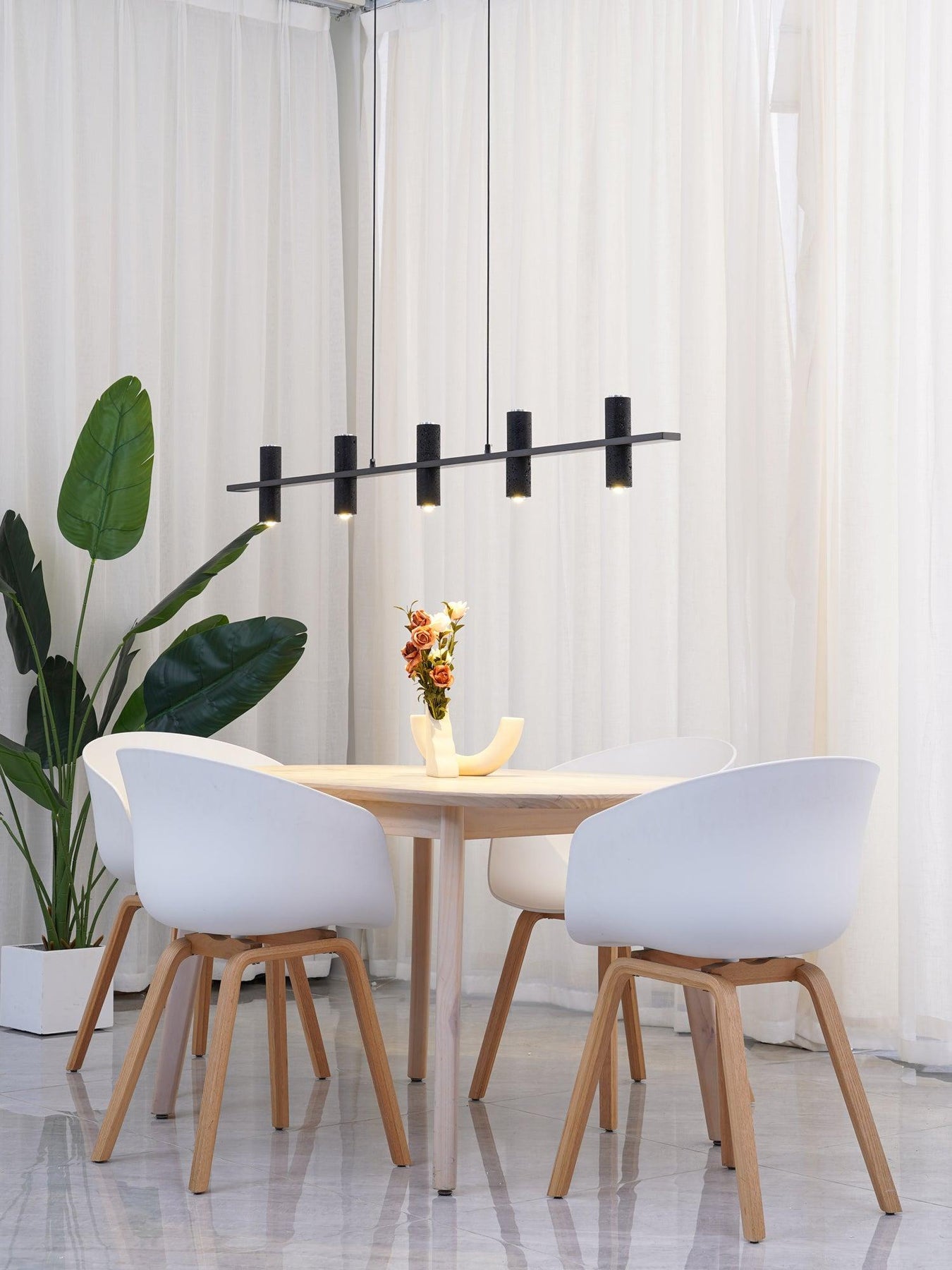 Travertine Parallel Chandelier – Vakkerlight