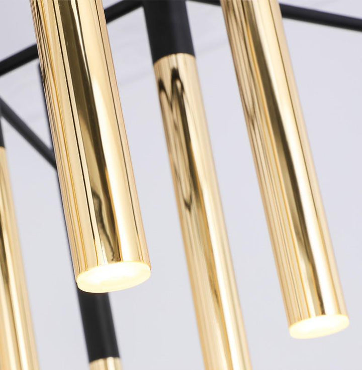 Metal Tubular Chandelier - Vakkerlight