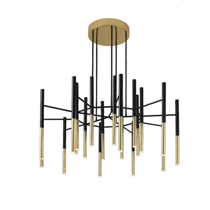 Metal Tubular Chandelier - Vakkerlight