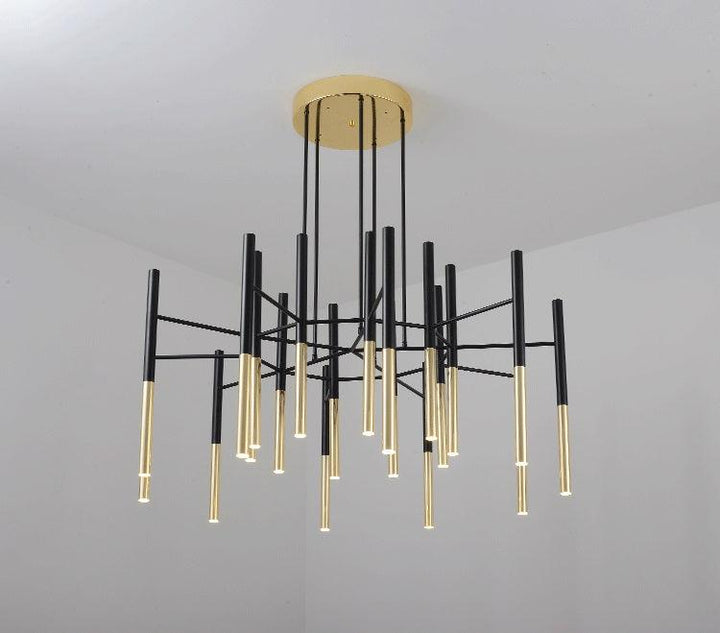 Metal Tubular Chandelier - Vakkerlight