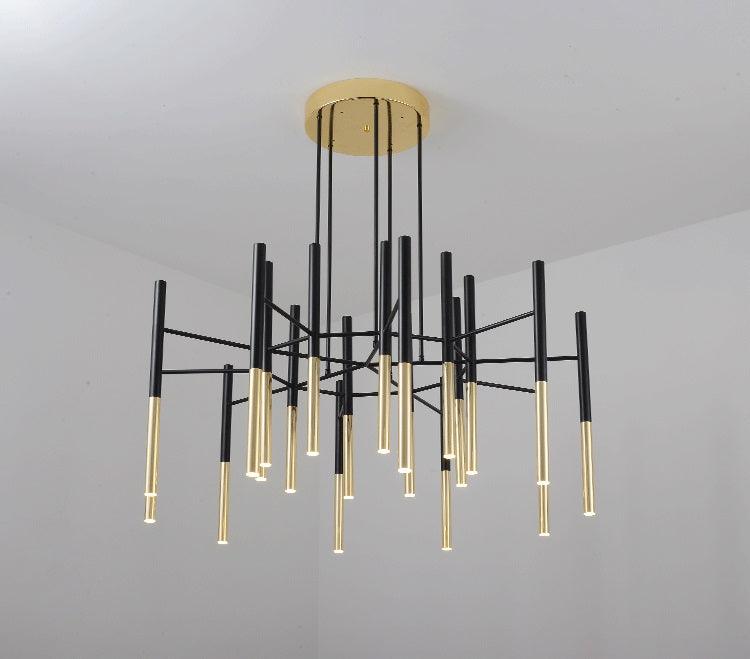 Metal Tubular Chandelier - Vakkerlight