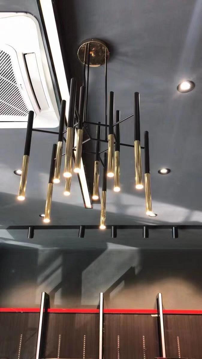 Metal Tubular Chandelier - Vakkerlight