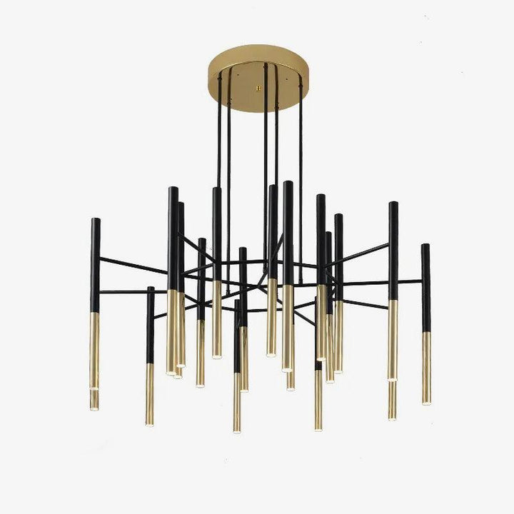 Metal Tubular Chandelier - Vakkerlight