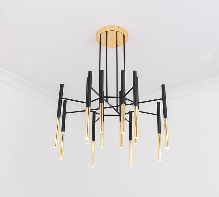 Metal Tubular Chandelier - Vakkerlight