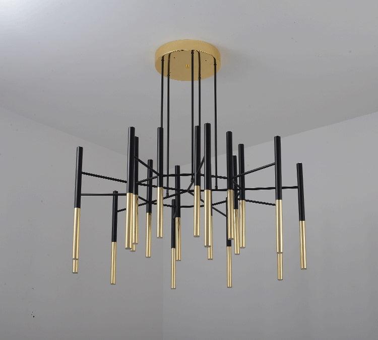 Metal Tubular Chandelier - Vakkerlight