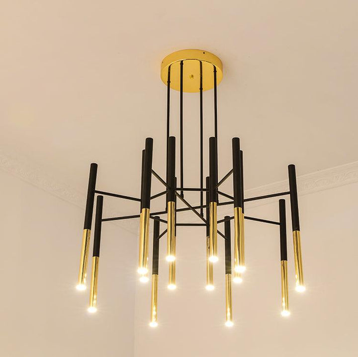 Metal Tubular Chandelier - Vakkerlight