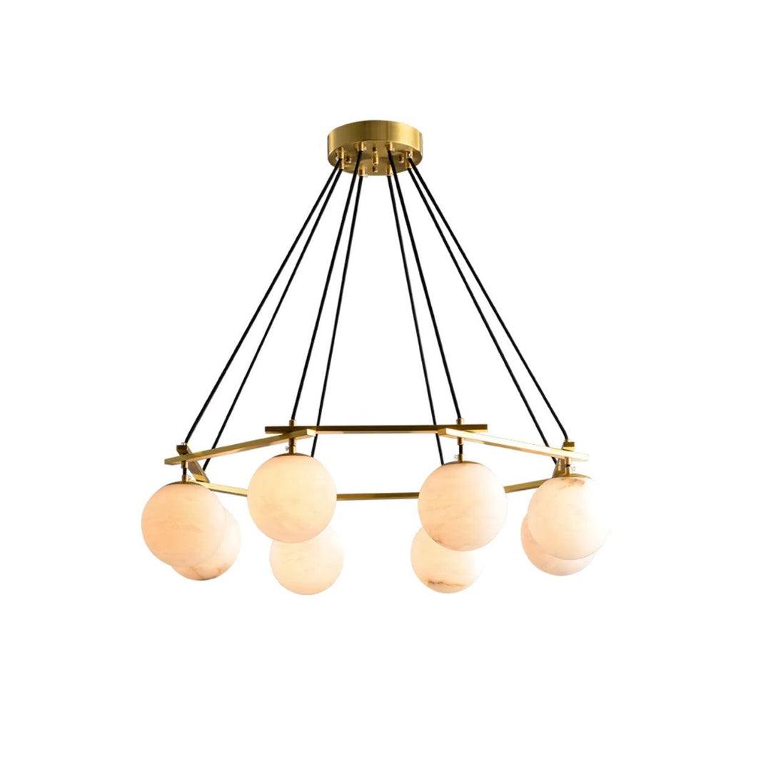 Miira Alabaster Chandelier - Vakkerlight