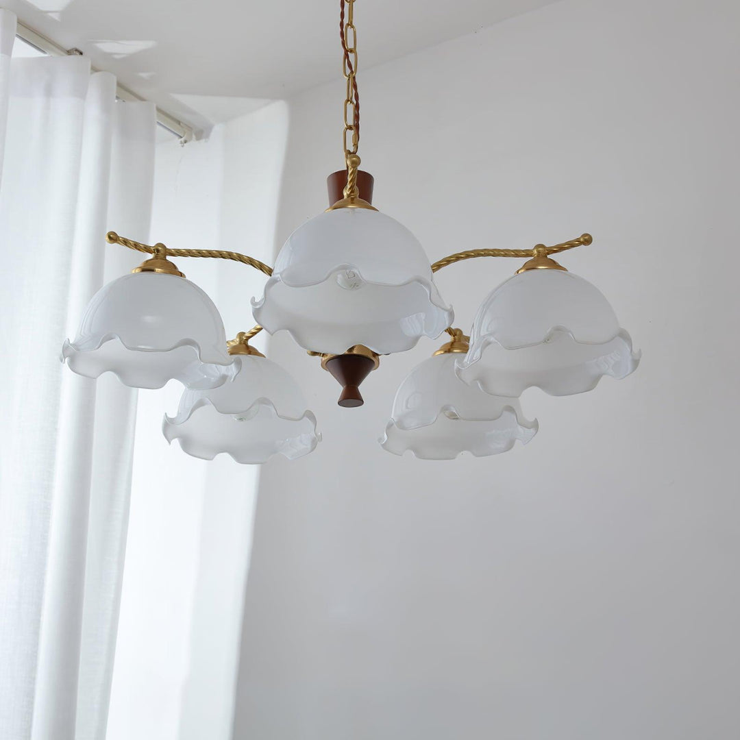 Milky Flower Chandelier - Vakkerlight